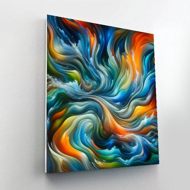 Dynamic Nature Dance Painting By Numbers Kit