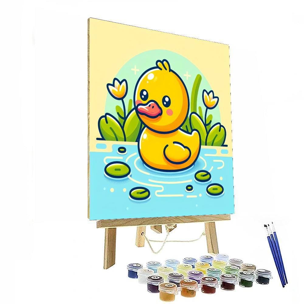 Delightful Duck Painting By Numbers Kit