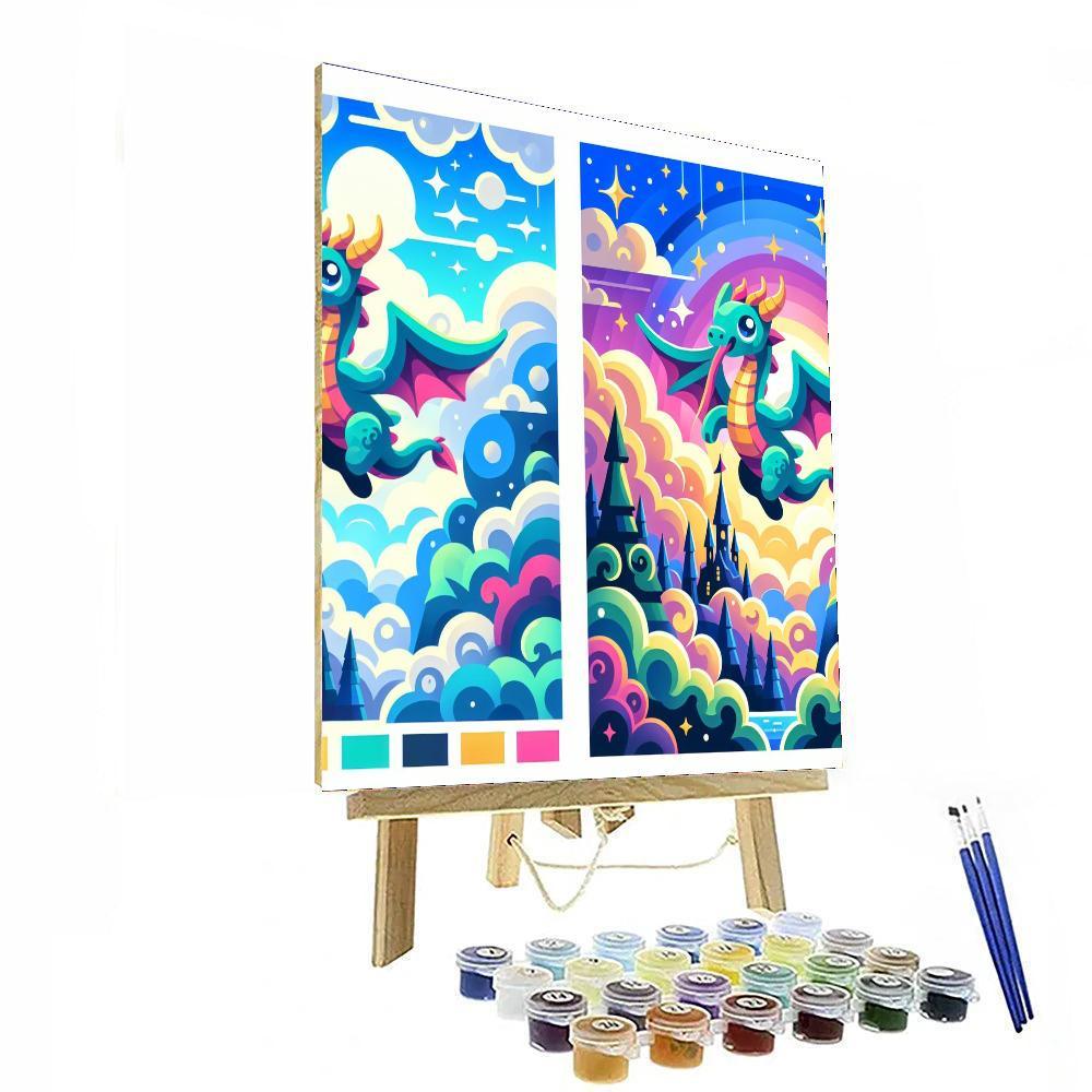 Dreamy Dragon Land DIY Paint By Numbers