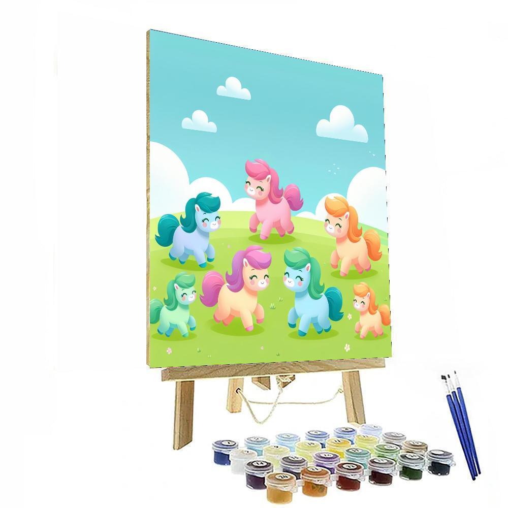 Prancing Pony Parade Paint By Color