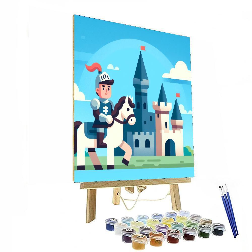 Medieval Adventures DIY Paint By Numbers