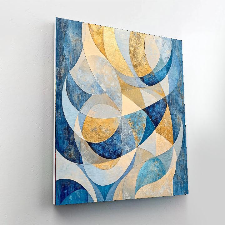 Gustav Klimt Inspired Serene Flow  Paint By Numbers Art