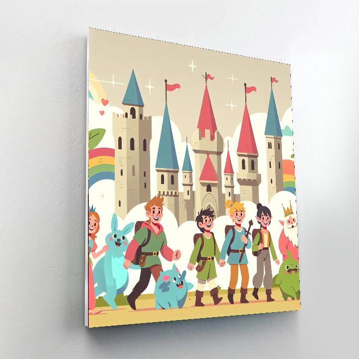 Whimsical Fairytales Paint By Color