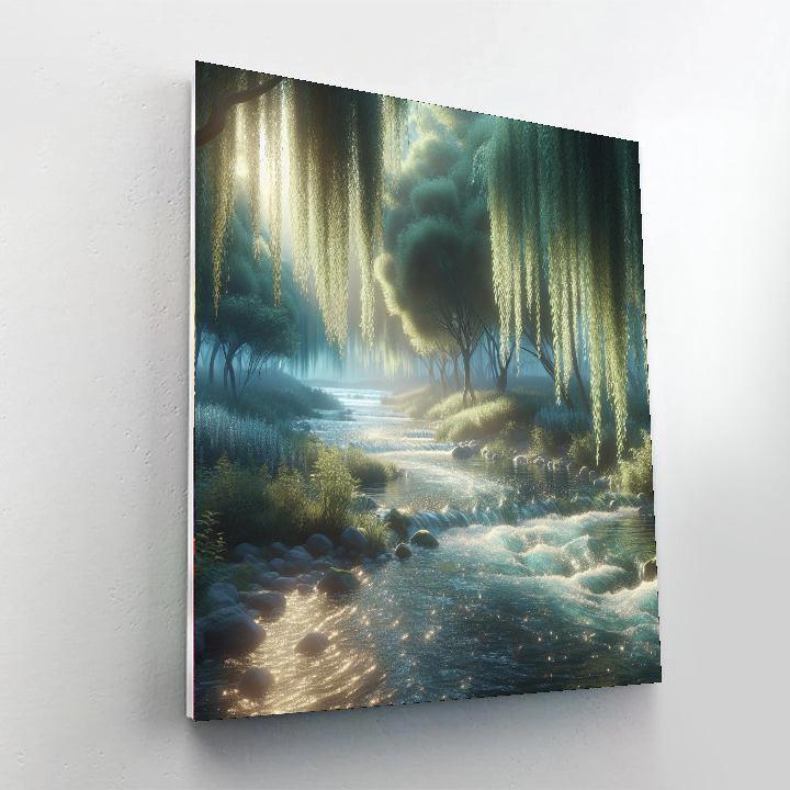 Enchanting Stream Sanctuary Paint By Numbers