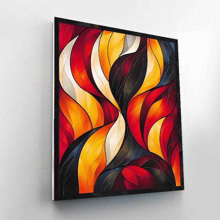 Jean-Michel Basquiat Inspired Veins Of Expression  Number Painting