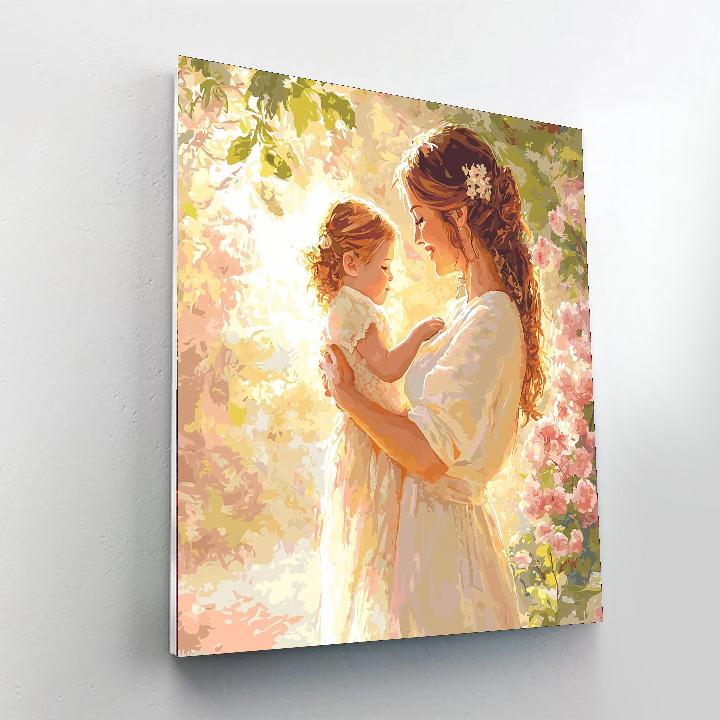 Embraced By Love Number Painting