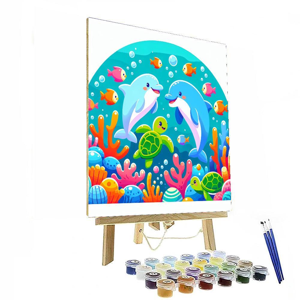 Bubbly Underwater Adventure Numbered Painting Kits