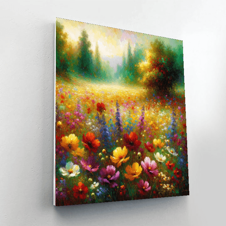 A Symphony Of Wildflowers Paint By Color