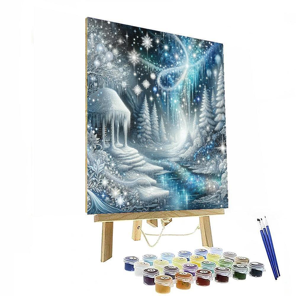 Frozen Winter's Breath Paint By Number