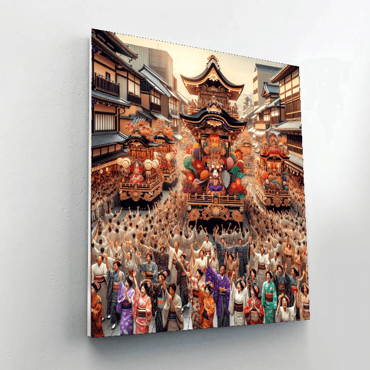 Gion Matsuri - Japan Paint By Numbers Art