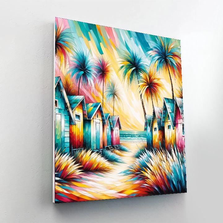 Bohemian Seaside Retreat Painting By Numbers Kit