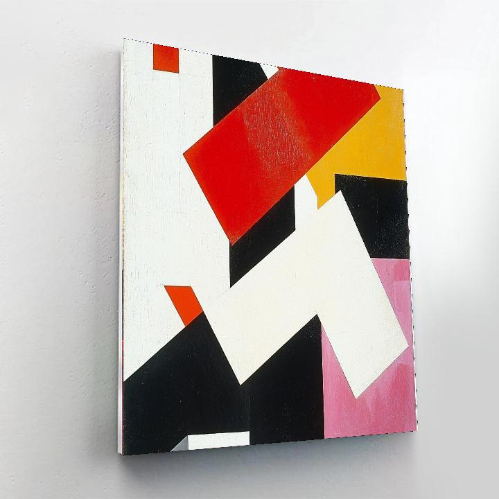 Kazimir Malevich Inspired Abstract Illumination  Paint By Color