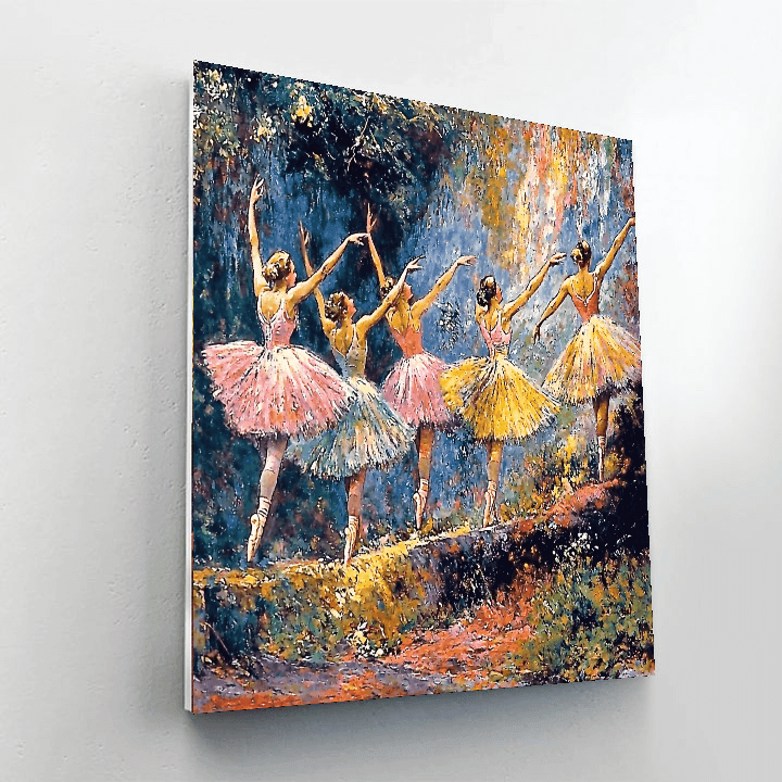 Degas Inspired Graceful Motion  Numbered Painting Kits