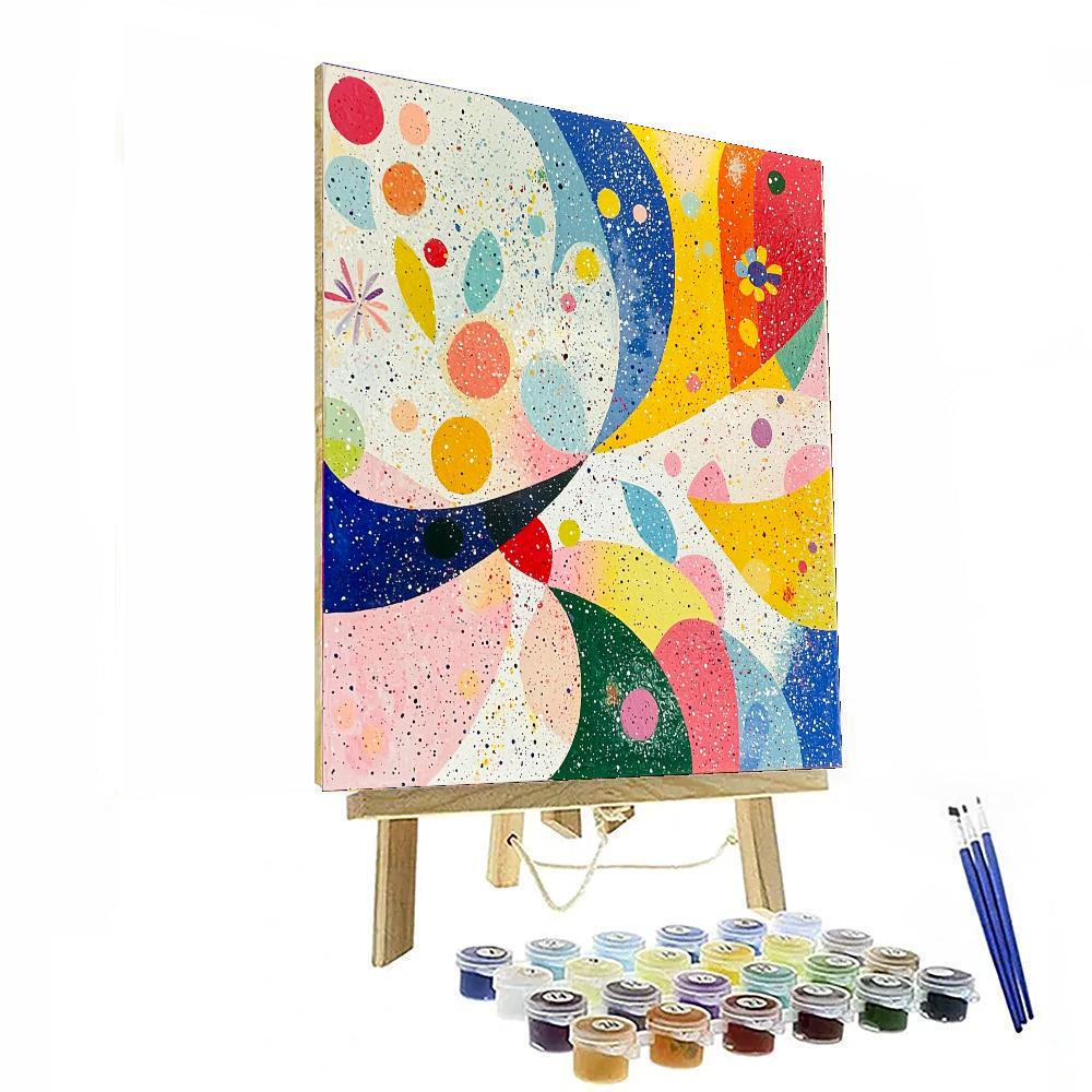 Joan Miró Inspired Surreal Imaginations  Number Painting