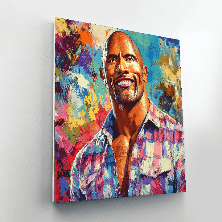 Dwayne Johnson: The Unstoppable Force Of Charisma Paint By Number
