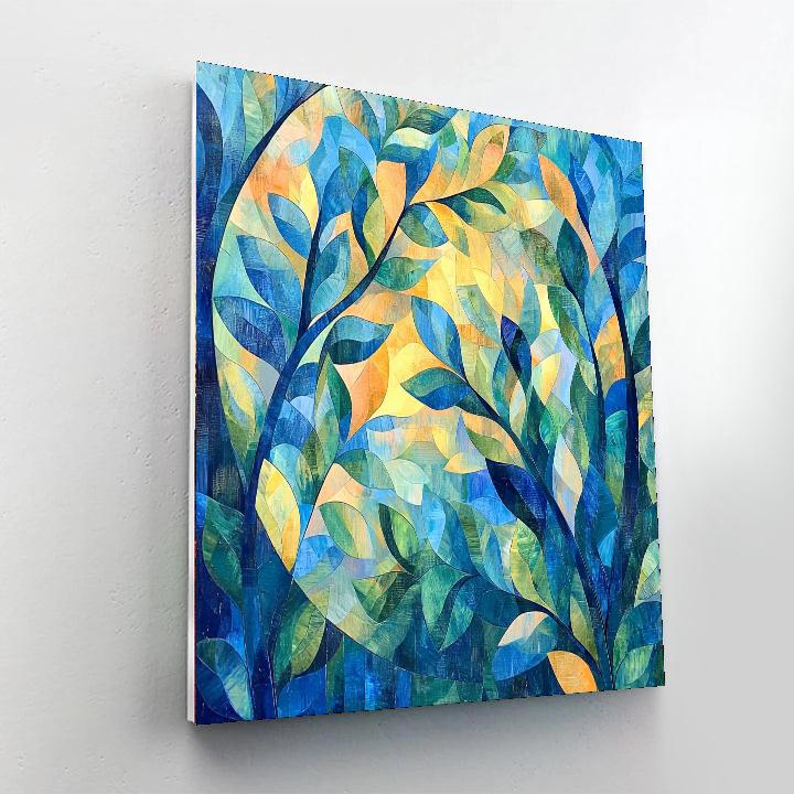 Paul Cézanne Inspired Abstract Symphony Of Nature  Painting By Numbers Kit