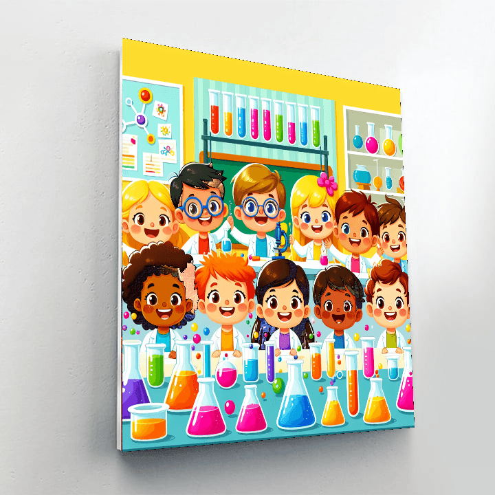 Creative Scientists Paint By Numbers Art