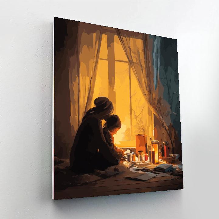 Candlelight Companions Number Painting