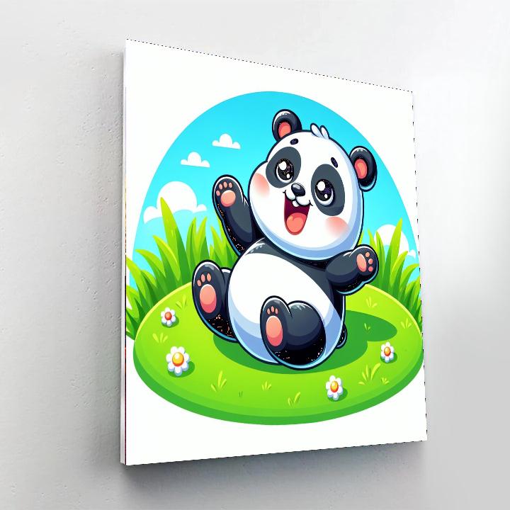 Giggly Panda Numbered Painting Kits