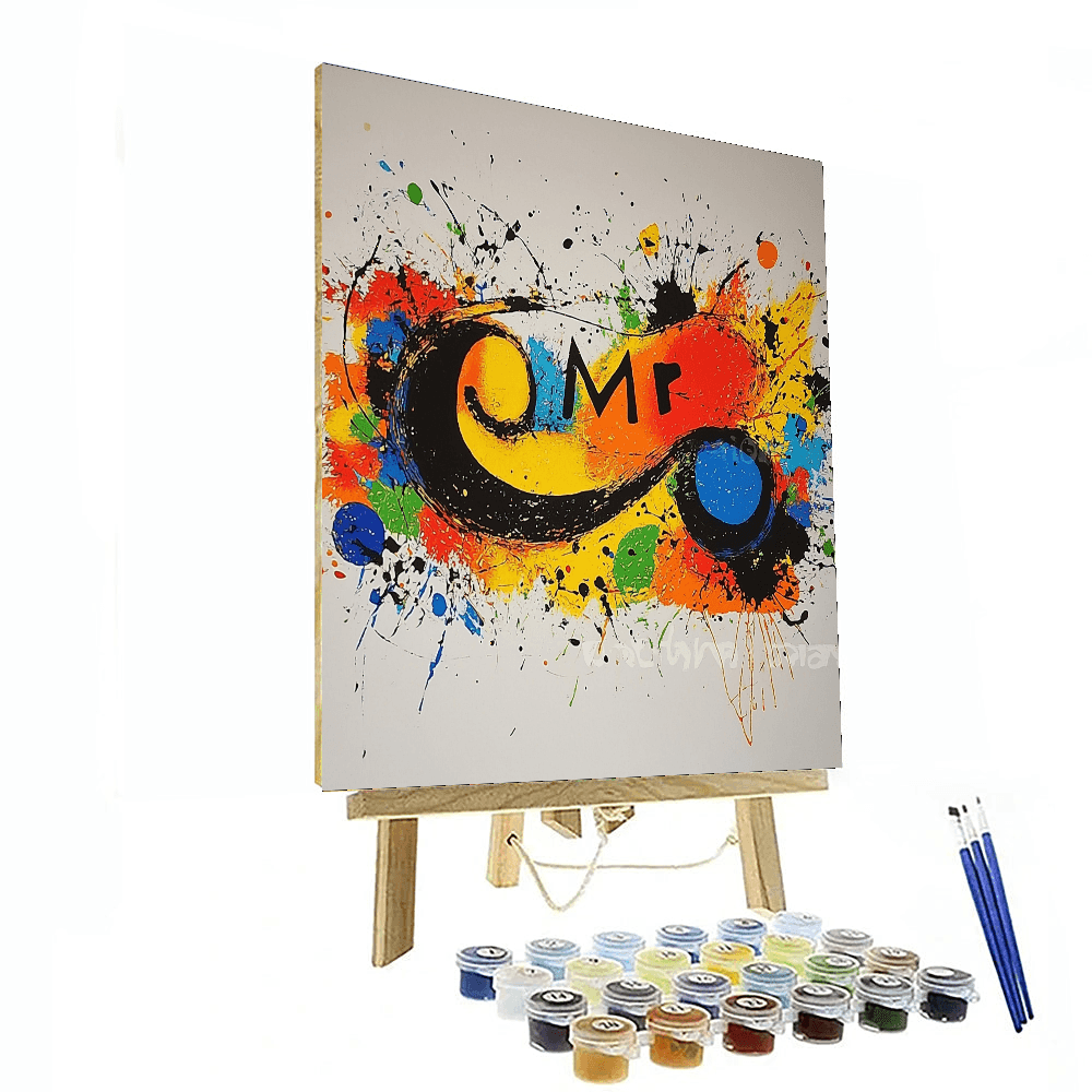 Joan Miró Inspired Energetic Rhythms  Paint By Numbers