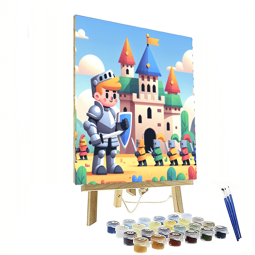 Castle Defense Strategy Paint By Color