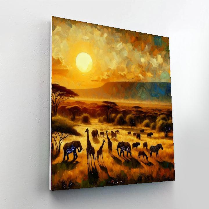 Safari Serengeti Experience Paint By Number