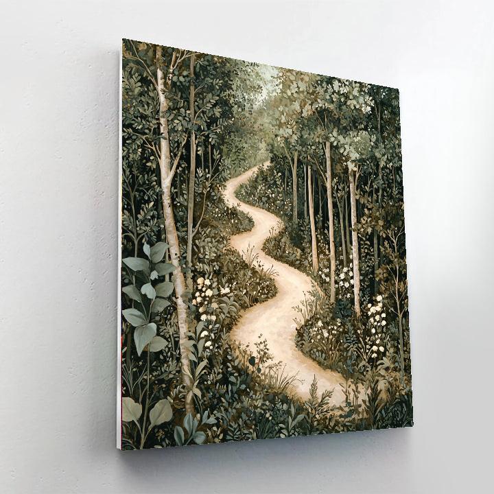 Arthur Rackham Inspired Mysterious Pathways  Paint By Number