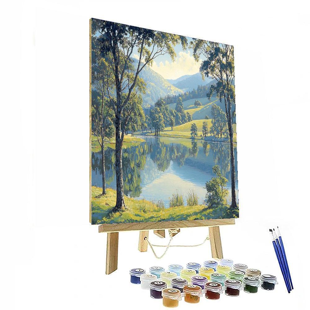 John Constable Inspired Reflections On Water  Numbered Painting Kits