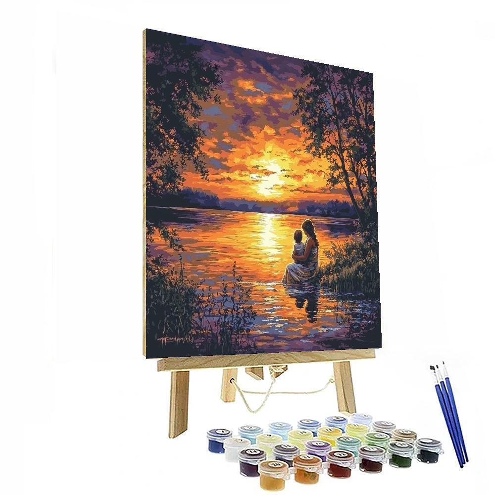 Evening Hues Of Love Paint By Numbers