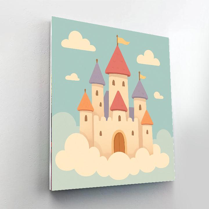 Castle On The Cloud Paint By Color