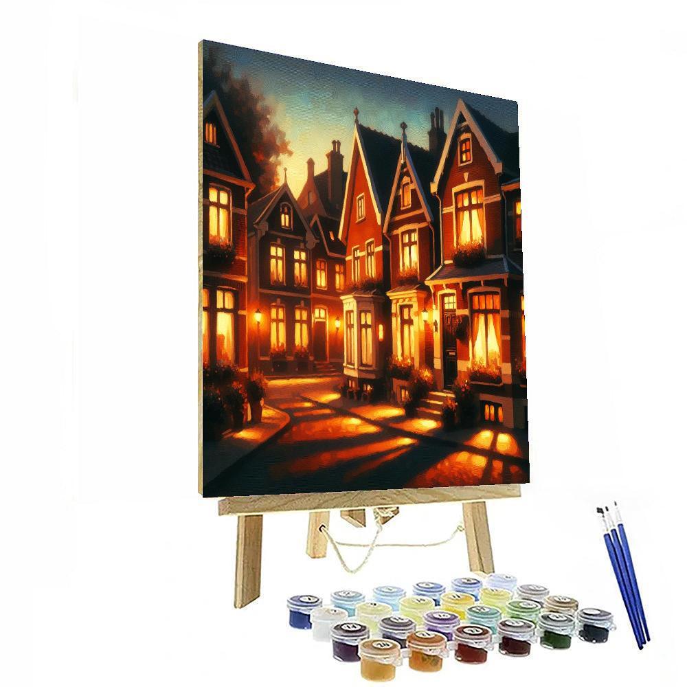 Dreamy Evening Lights Paint By Color