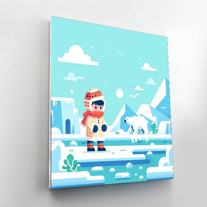 Arctic Discovery Voyage Painting Number Kit