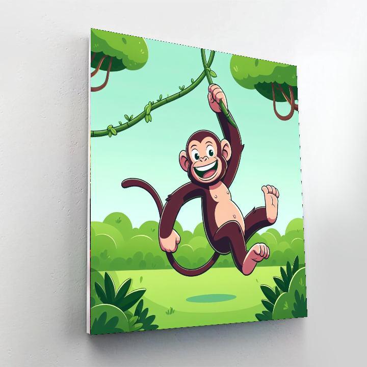 Charming Chimp Numbered Painting Kits