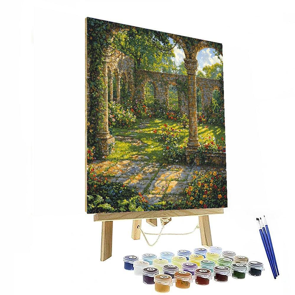 Sandro Botticelli Inspired Medieval Garden Haven  Paint By Numbers