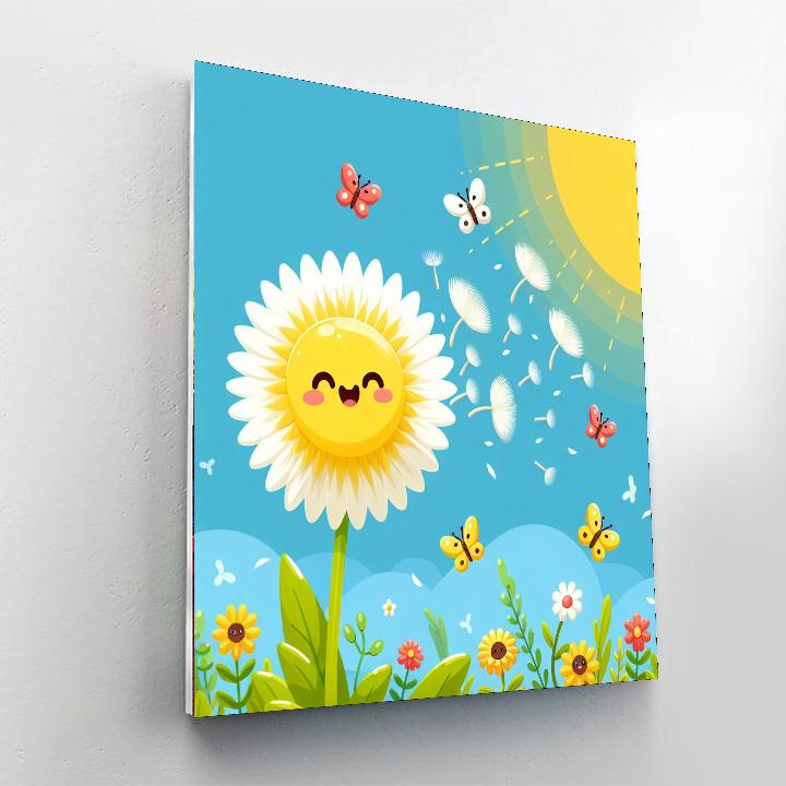 Dandy Dandelion Numbered Painting Kits