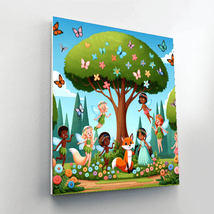 Mysterious Magical Forest Number Painting