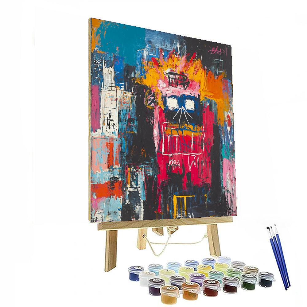 Jean-Michel Basquiat Inspired Reflections Of Identity  Paint By Numbers