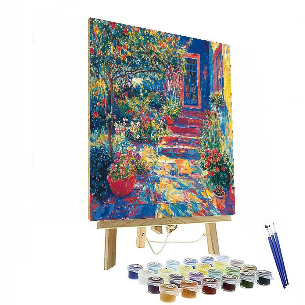 Henri Matisse Inspired Matisse's Vivid Garden  DIY Paint By Numbers