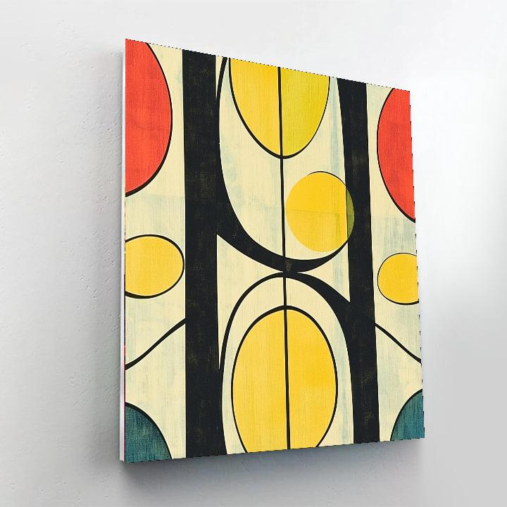 Joan Miró Inspired Surreal Interactions  Paint By Numbers Art