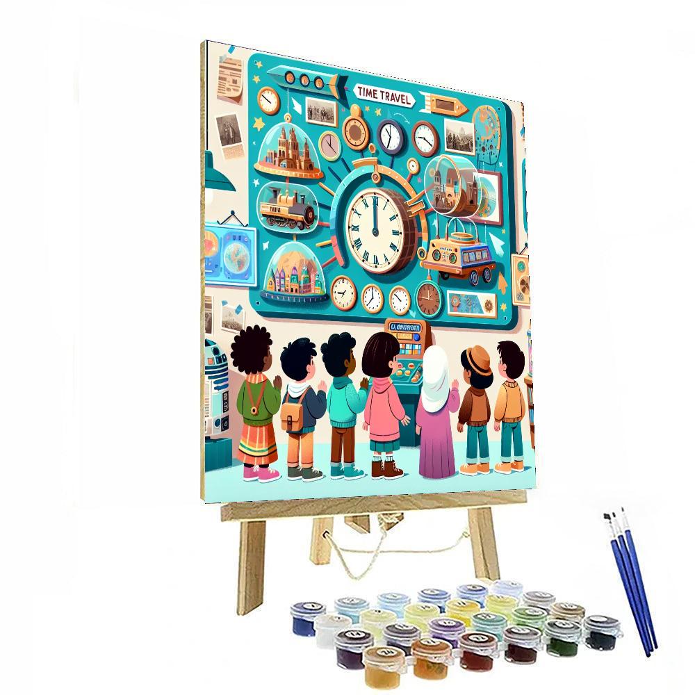 Time Travel Adventure Station Paint By Number