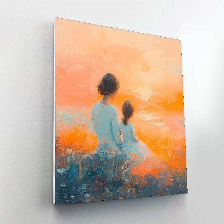 Sunset Strolls Paint By Number