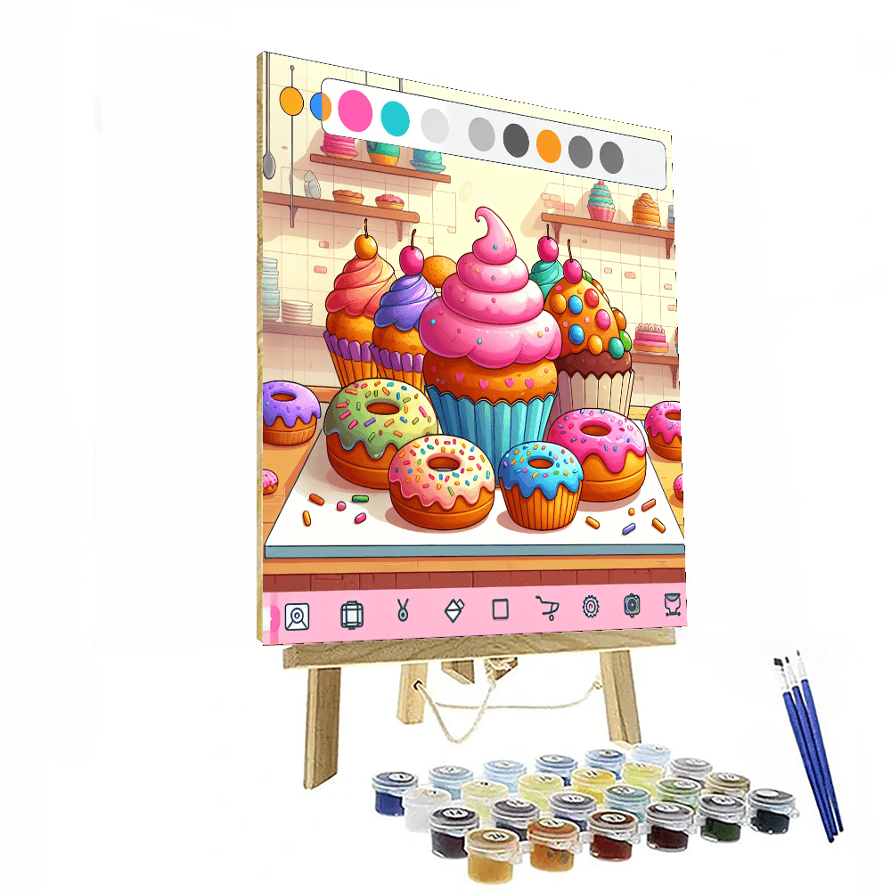Super Sweet Bakery Bonanza Painting Number Kit