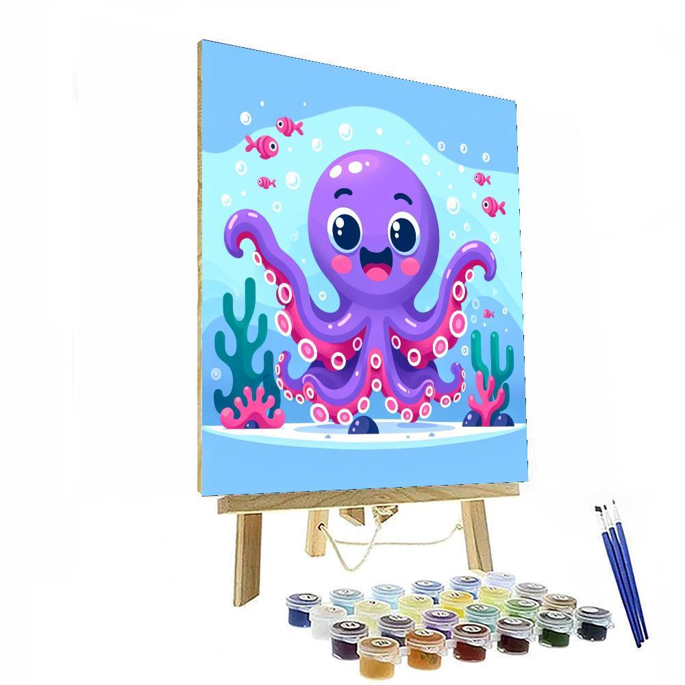 Charming Octopus Paint By Number