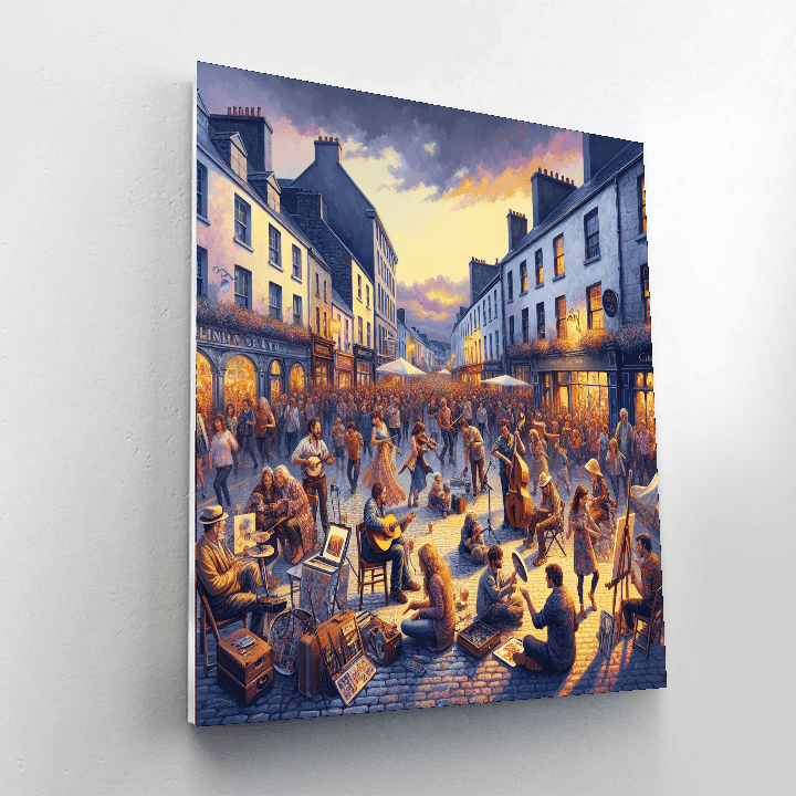 Galway International Arts Festival Number Painting