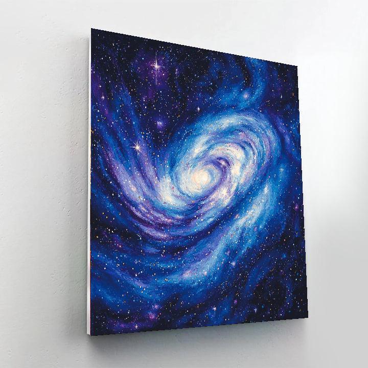 Georges Seurat Inspired Galactic Odyssey Dream  Paint By Numbers