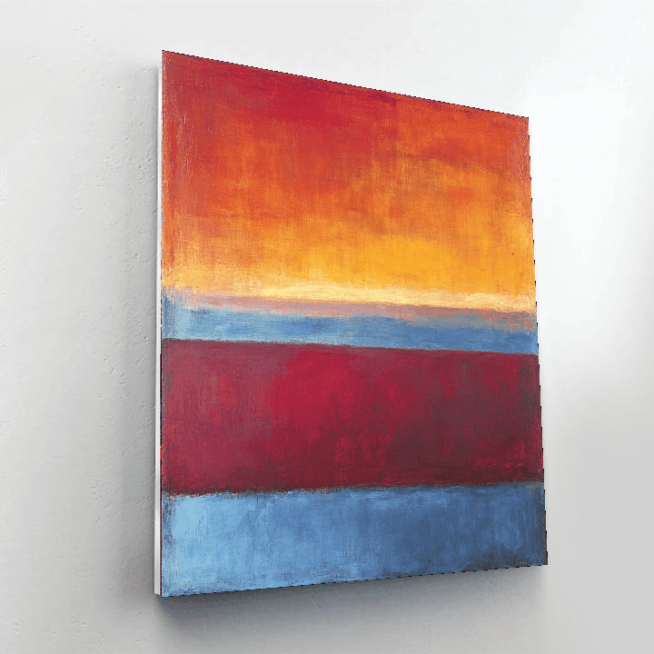 Mark Rothko Inspired Rothko's Solar Horizon  Paint By Numbers Kits