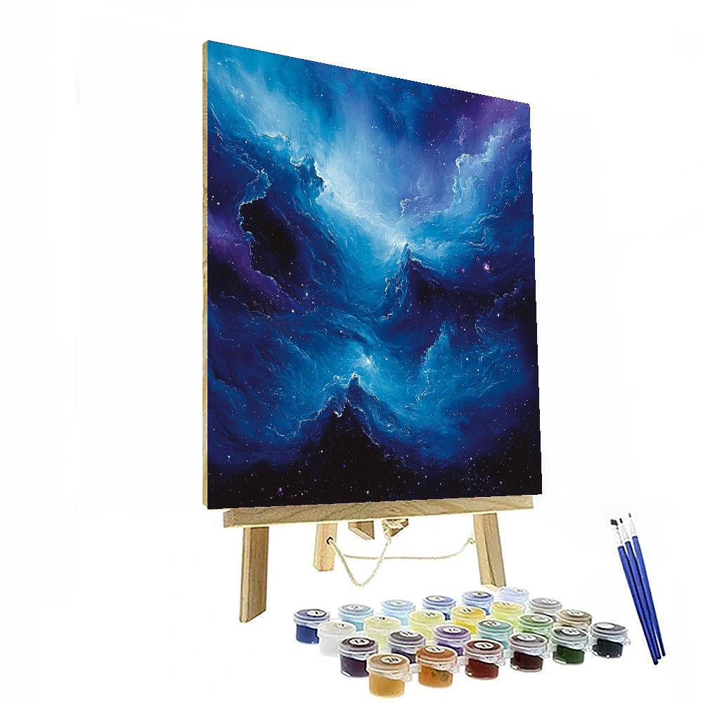 Michelangelo Inspired Galactic Whisper  Paint By Color