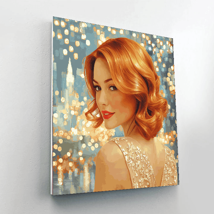 Emma Stone: The Effervescent Spirit Of La La Land Numbered Painting Kits