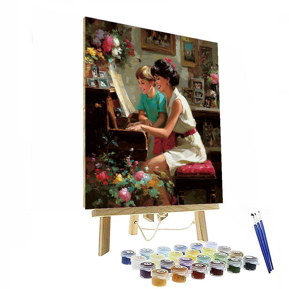 Love's Sweet Serenade DIY Paint By Numbers