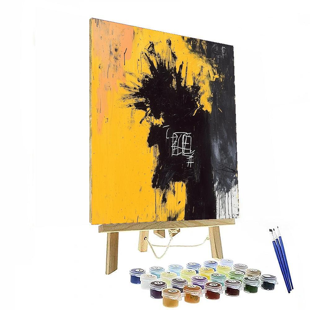 Jean-Michel Basquiat Inspired Duality Of Existence  Paint By Numbers Kits